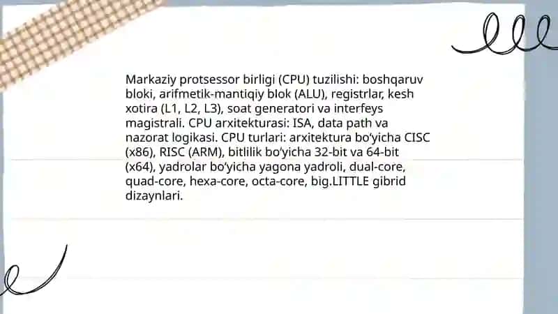 Shaxsiy kompyuter tuzilishi va uning turlari 4