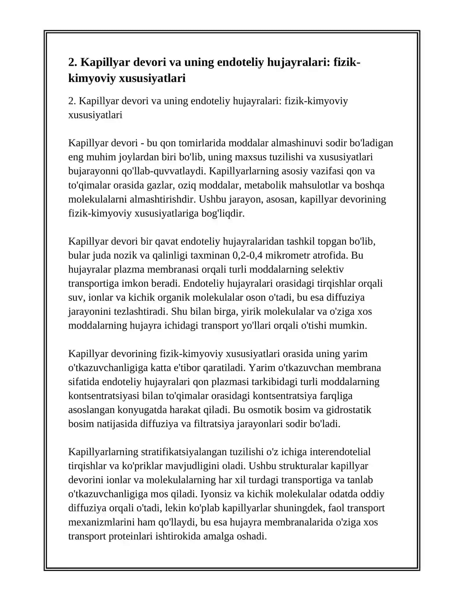 QON TOMIRLARI ORQALI MODDALAR ALMASHISHINING BIOFIZIKAVIY MEXANIZIMI 4