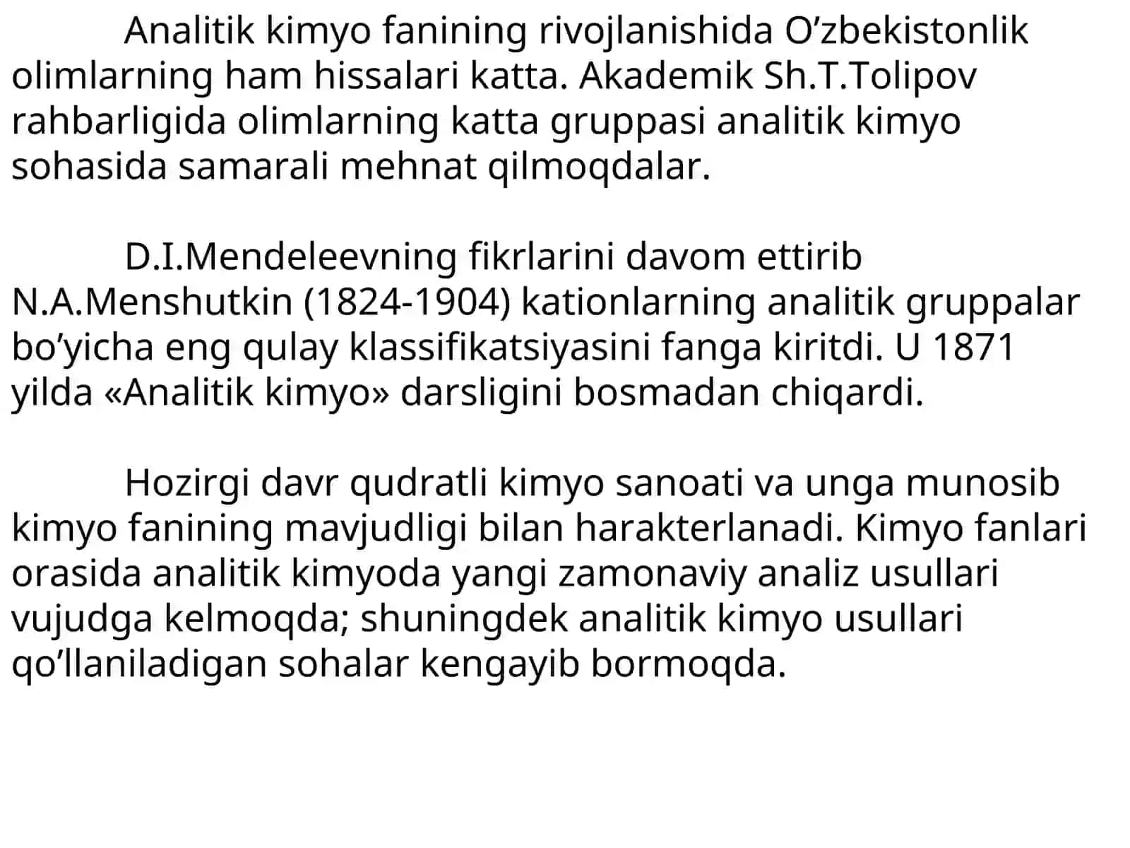 Sifat analiz va uning uslublari 4