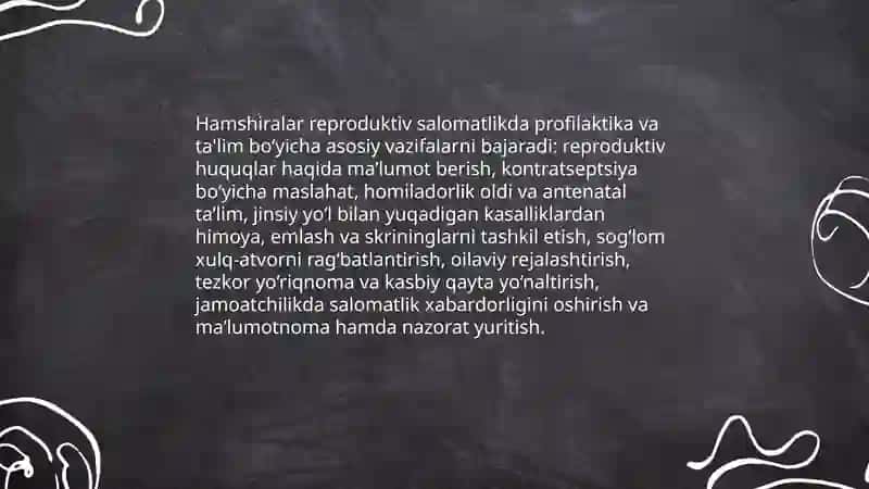 Reproduktiv salomatlikning valeologik tamoyillari 4