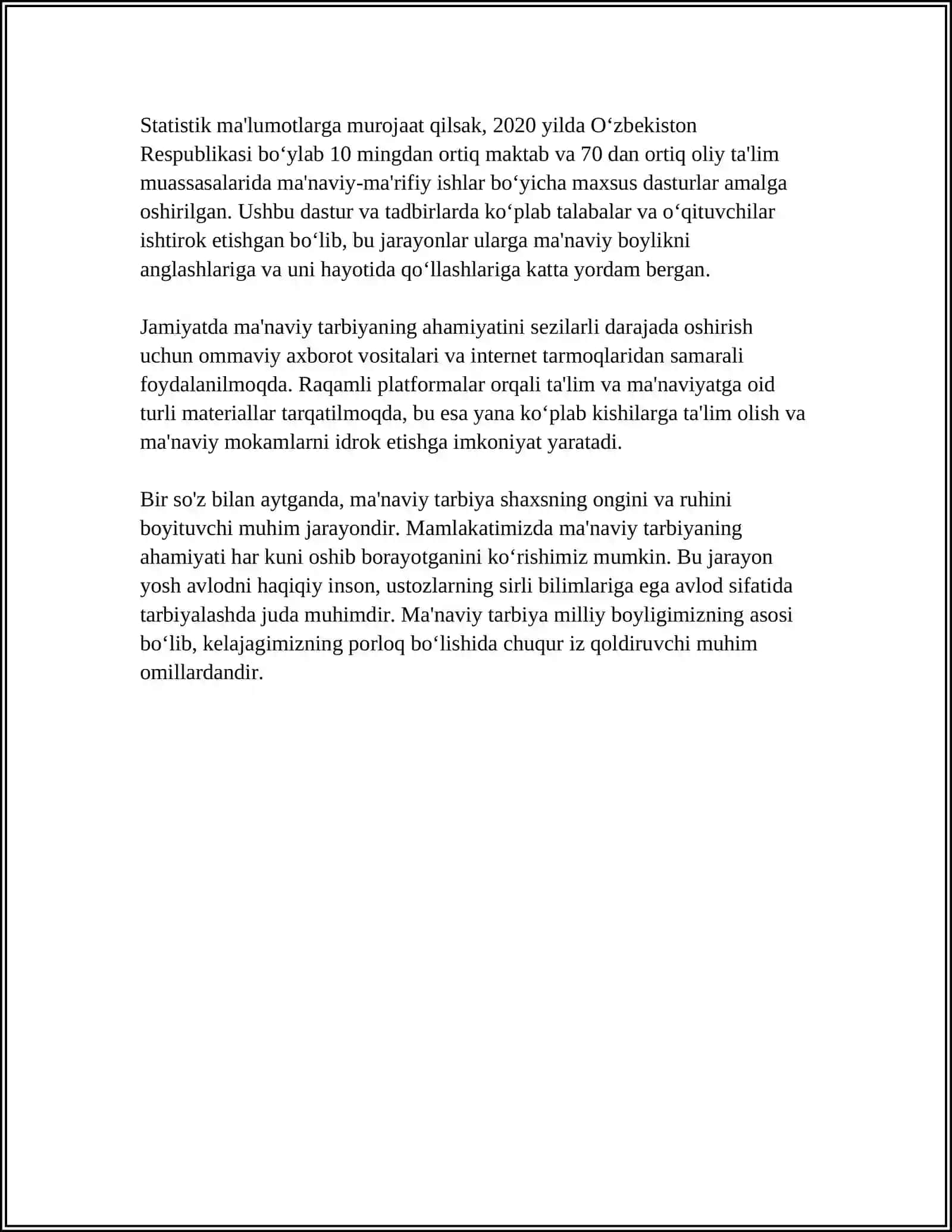 MAKTABGACHA TARBIYA YOSHIDA KATTALAR BILAN MUNOSABAT 4