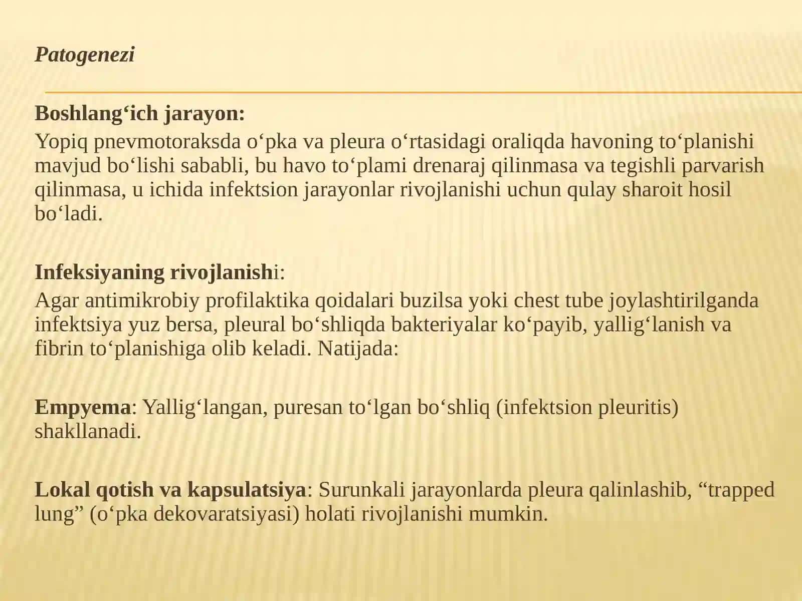 ko’krak qafasi va qorin bo’shlig’i xirurgik infeksiyasi 4