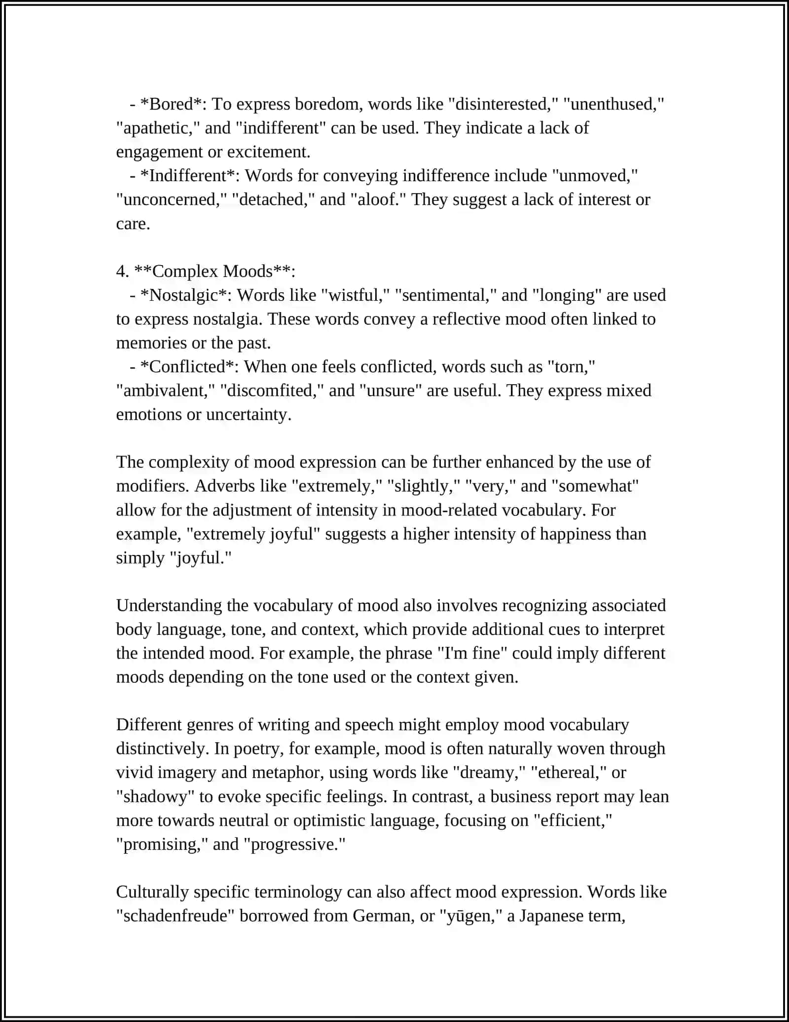 SIMILARITIES AND DIFFERENCES OF MOOD BETWEEN ENGLISH AND UZBEK LANGUAGE 4