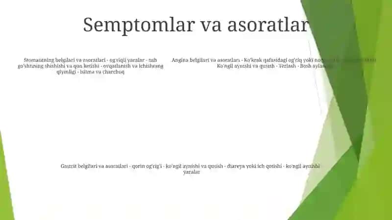 Stomatit. Angina. Gastrit 4