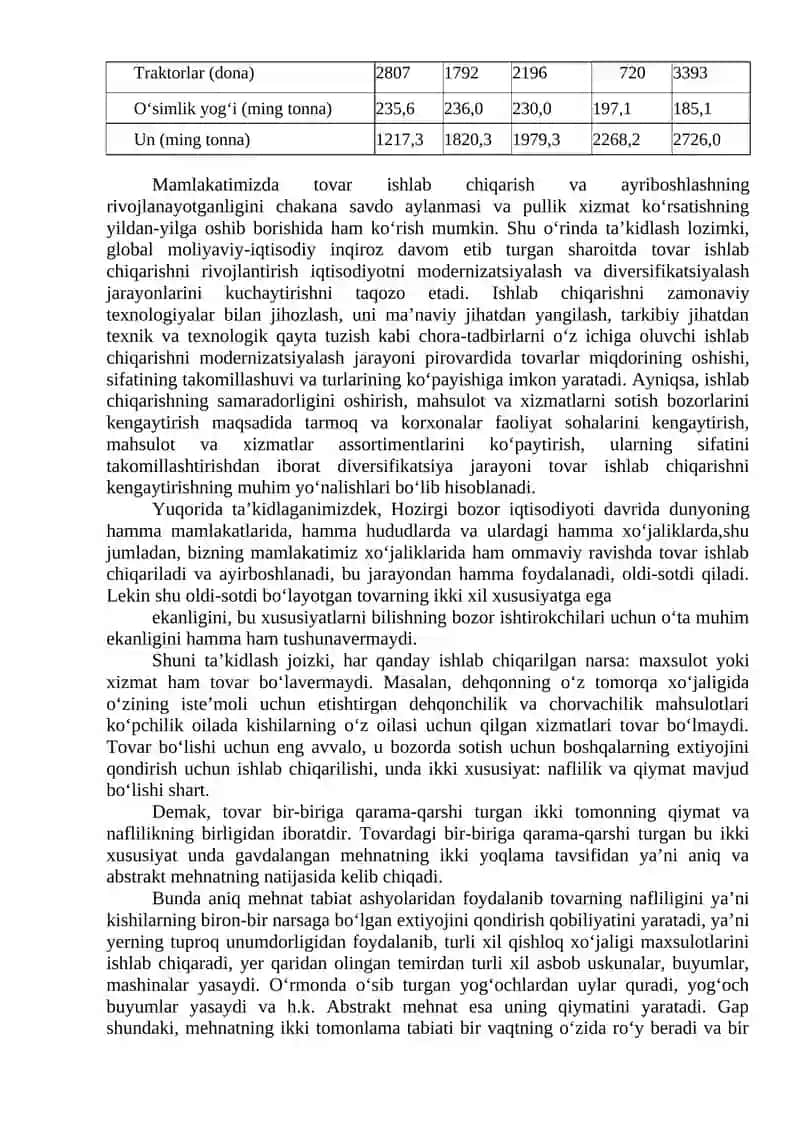 Tovar-pul munosabatlarining rivojlanishi 4