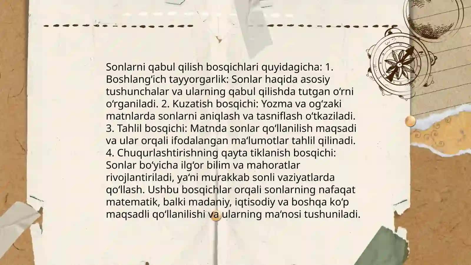 Son va miqdor haqidagi tassavurlarni shakllantirish 4