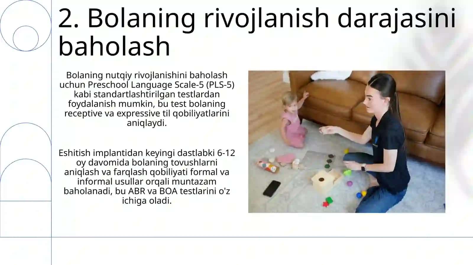 Koxlear implantant bolalar  bilan logopedik mashg'ulotlarni tashkil etish 4