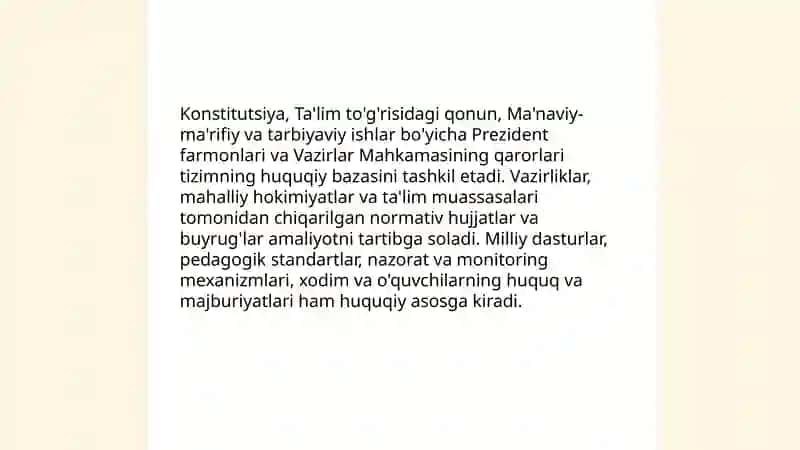 Ma'naviy maʼrifiy va tarbiyaviy ishlar tizimi 4