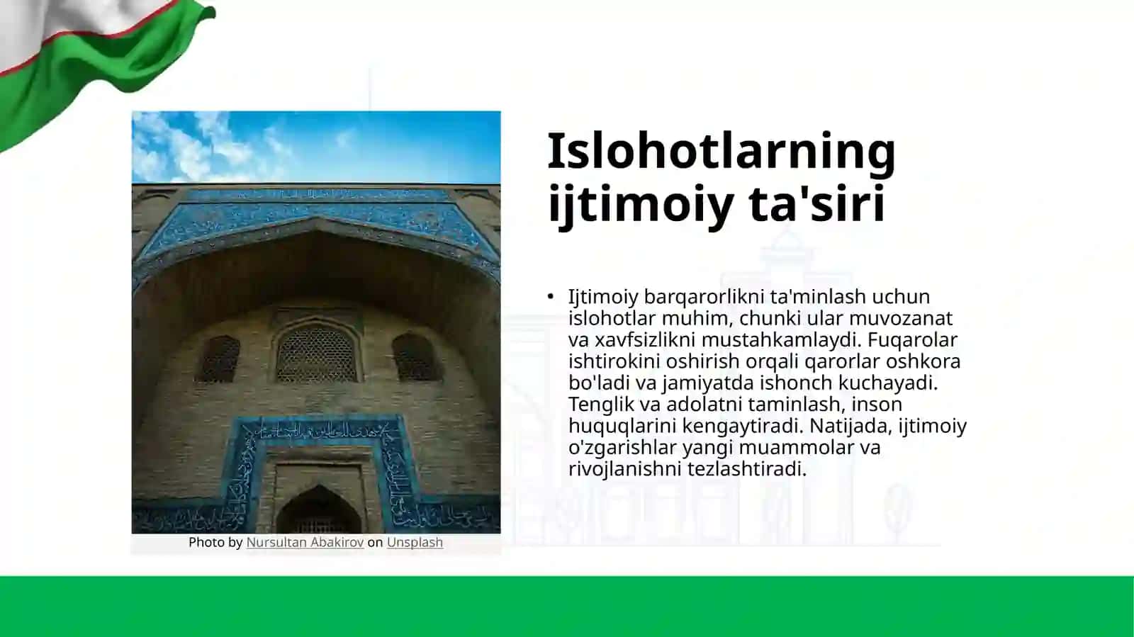 Institutsional isloxotlarning bosh maqsadi,vazifalari va xuquqiy asoslari 4