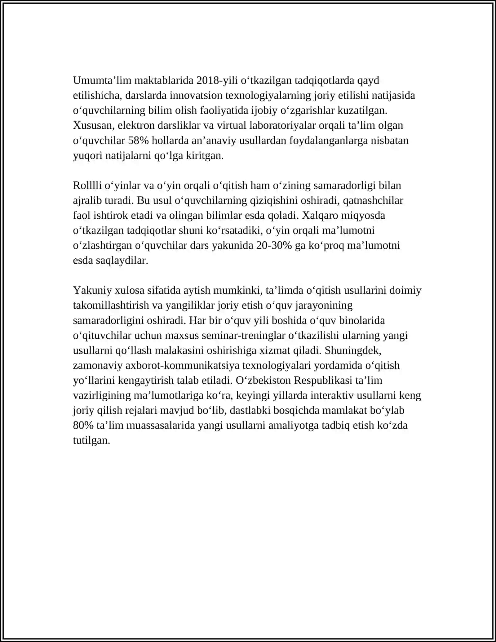 KUCHNI RIVOJLANTIRUVCHI MASHQLAR 4