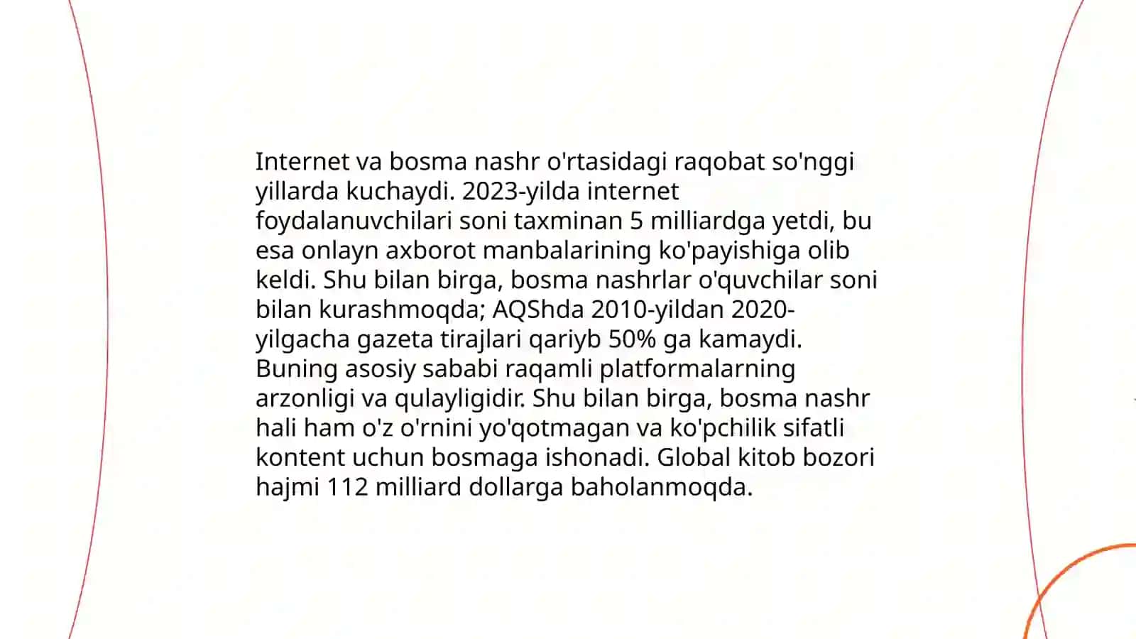 Mediya maydon tuzulishi va internet jurnalistikasida raqobat muxiti 4