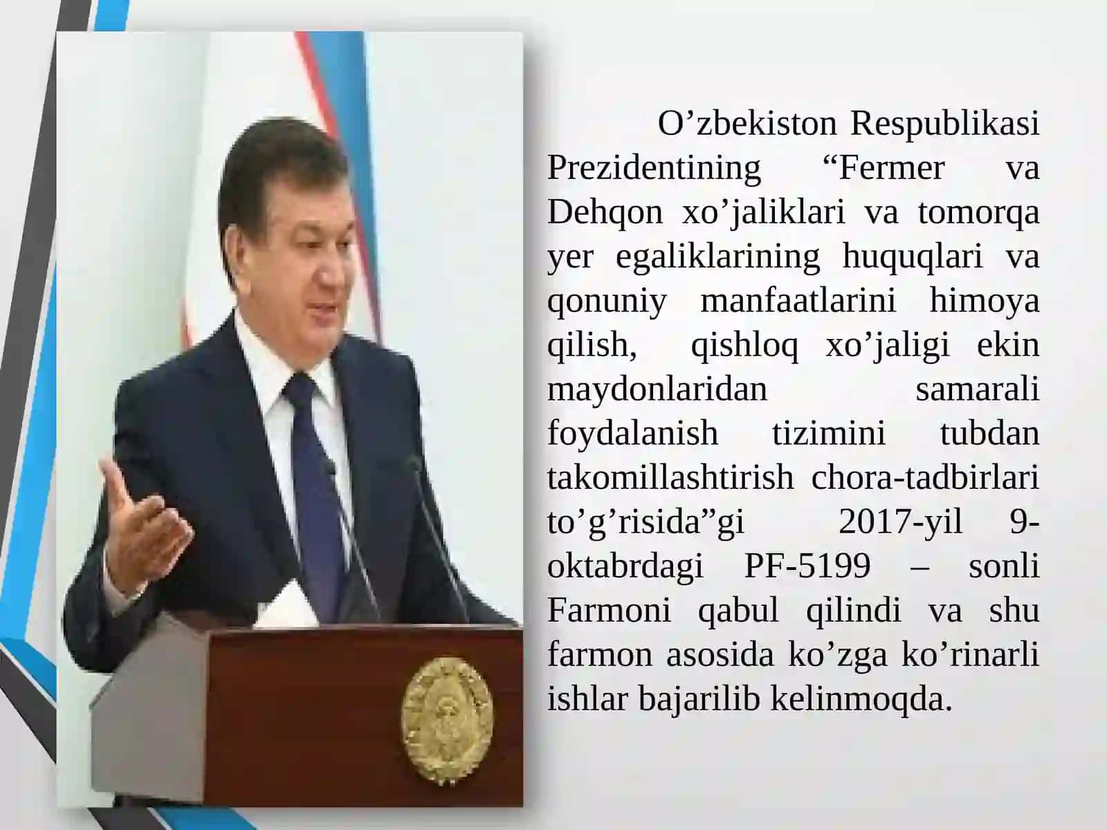 Tadbirkorlik huquqi sifati fermer xo’jaligi 4