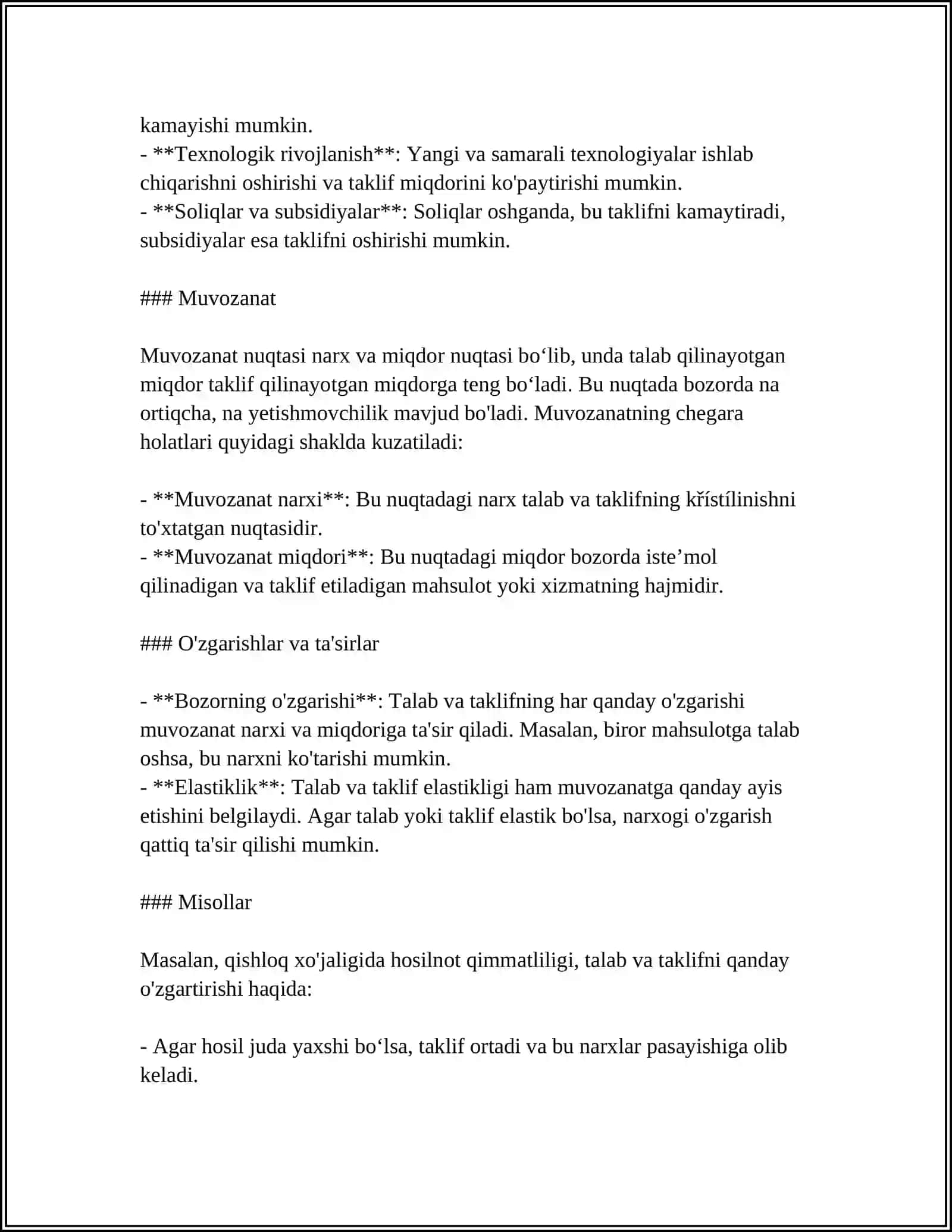 MONOPOLISTIK RAQOBATLASHGAN BOZOR MUVOZANATI 4