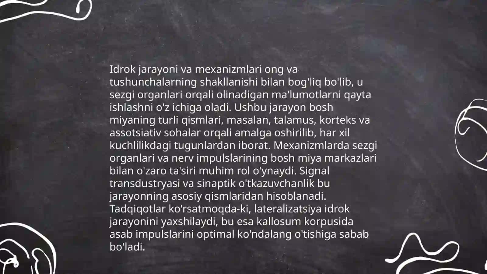 Sezgi,idrok, xotira,diqqat jarayoniva uni turli kasalliklarda buzilishi 4