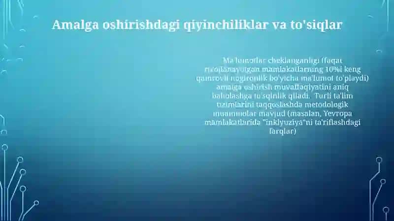 Integratsiyalashgan ta'limni tadbiq etish bo'yicha sotsiologik tadqiqotlar 4