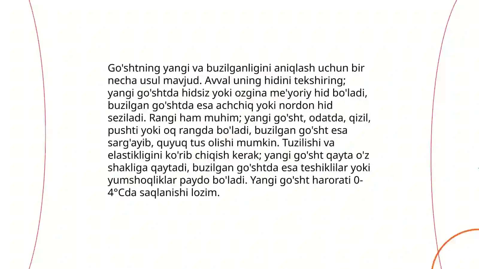 Oziq-ovqat mahsulotlarini sifatini nazorat qilish (gòsht mahsulotlari misolida) 4