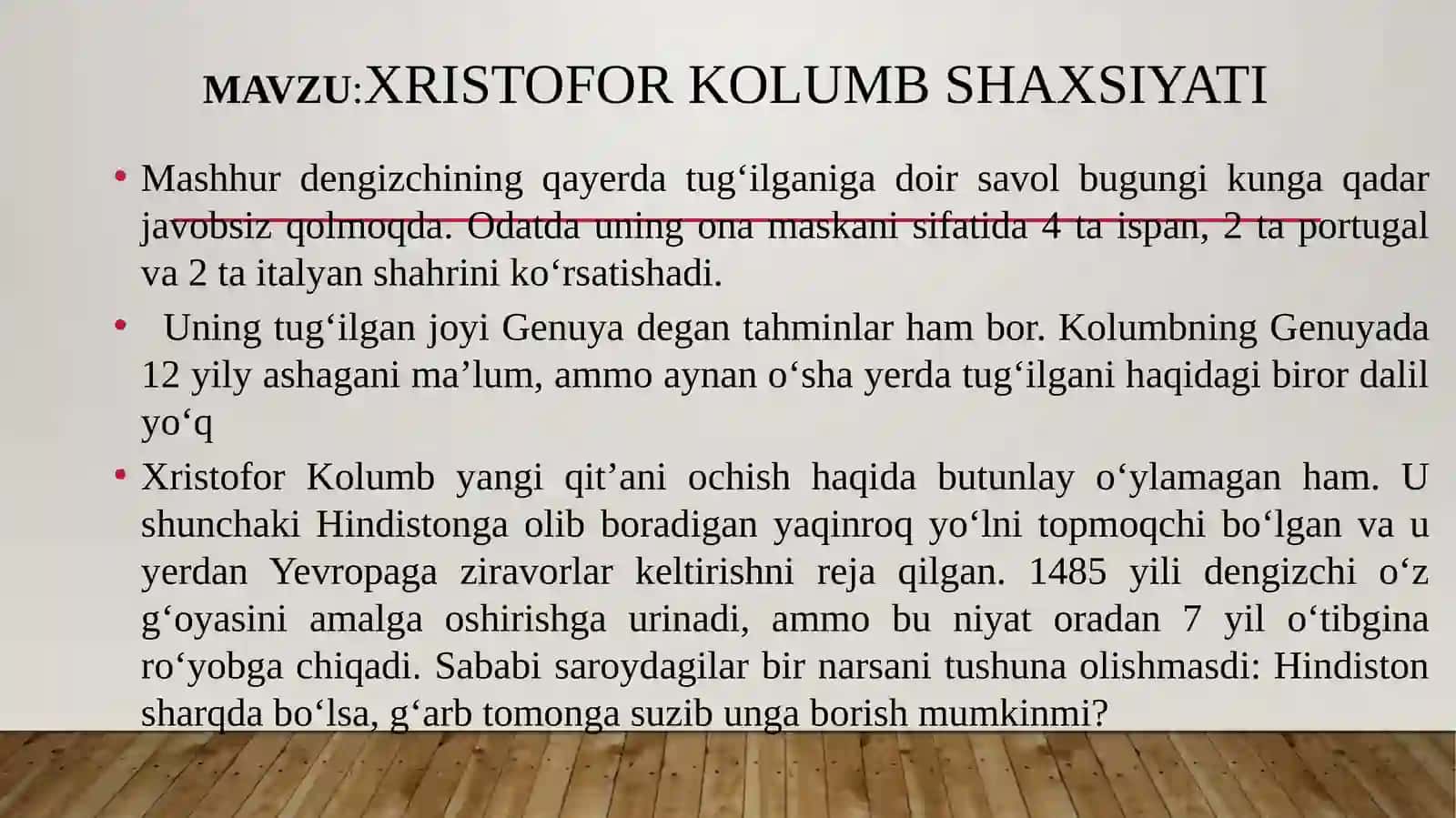 Xristofor Kolumb shaxsiyati 4