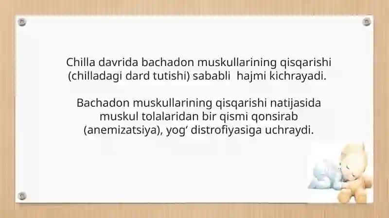 CHILLA DAVRI FIZIOLOGIYASI 4