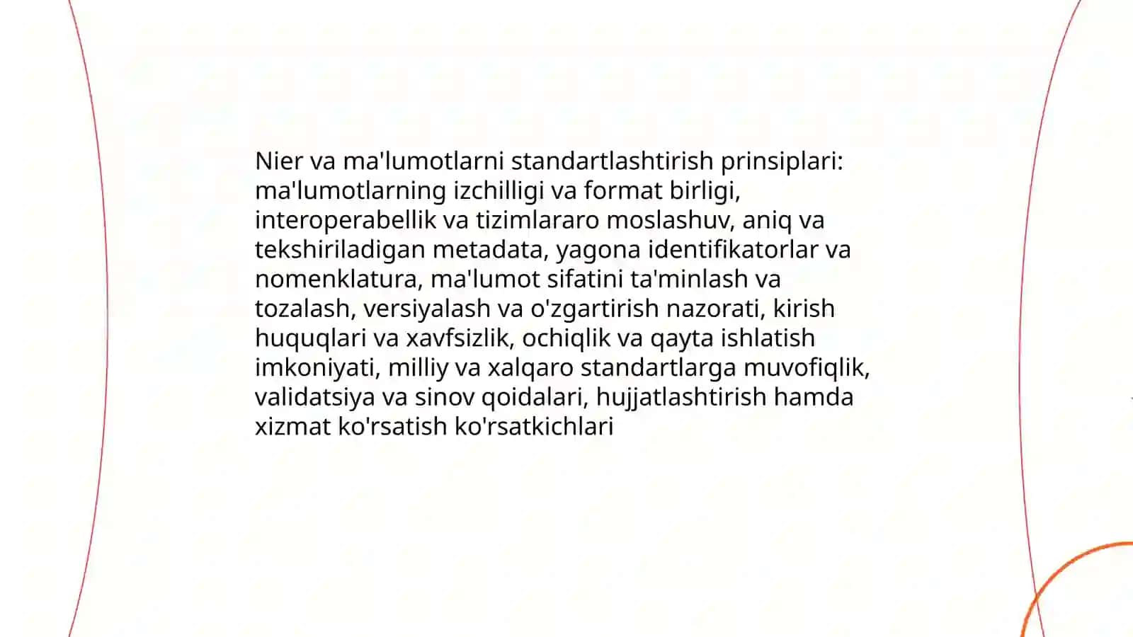 Axborot resurslari sohasida Nier va standartlashtirish 4