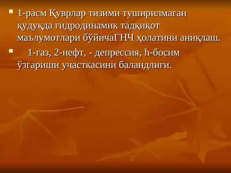 Газнефтли ва нефтгазли уюмларда нефт ва эркин газ захирасини ҳисоблаш 4