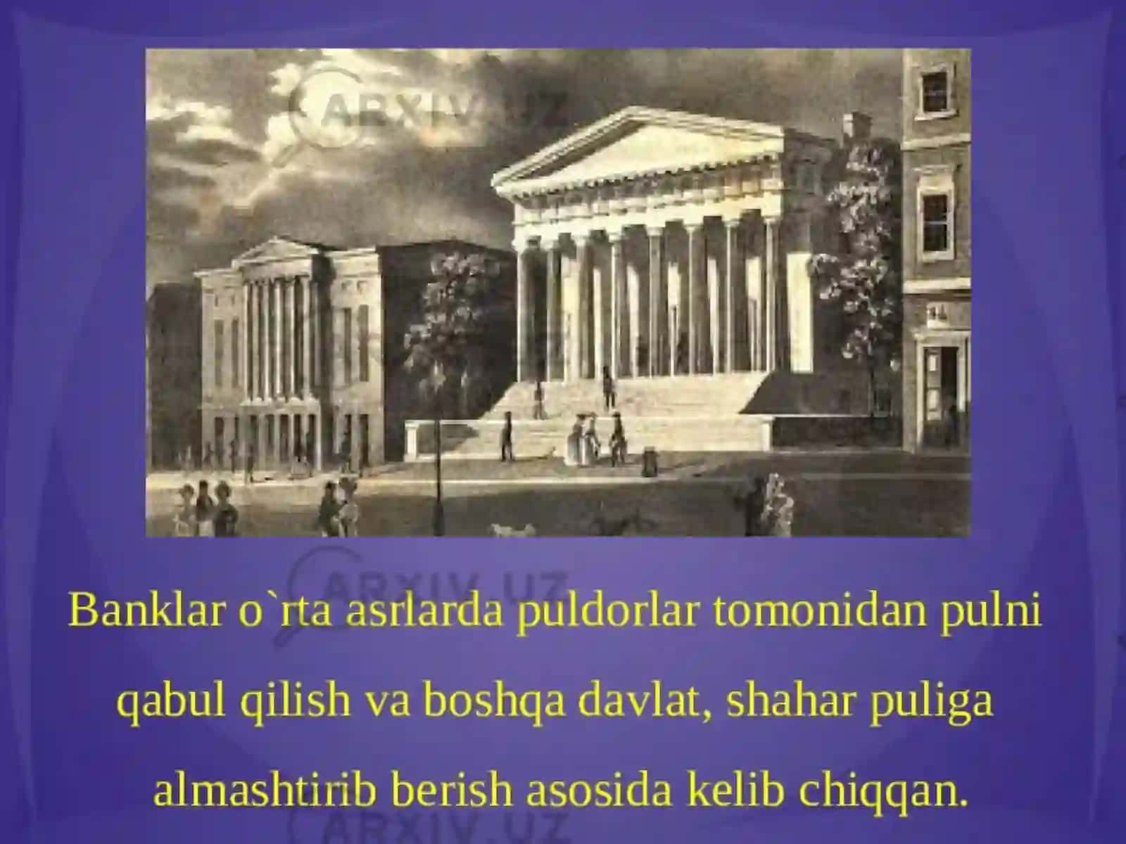 Bank ishi fanining predmeti vavazifalari 4