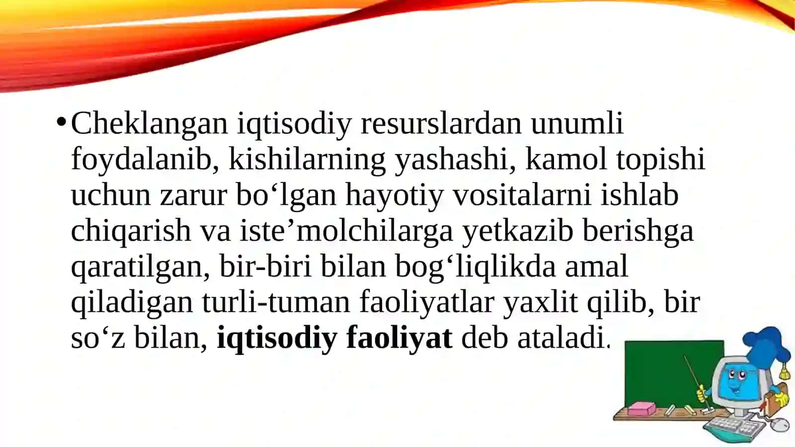 IQTISODIYOT NAZARIYASI FANINING PREDMETI VA O‘RGANISH USULLARI 4