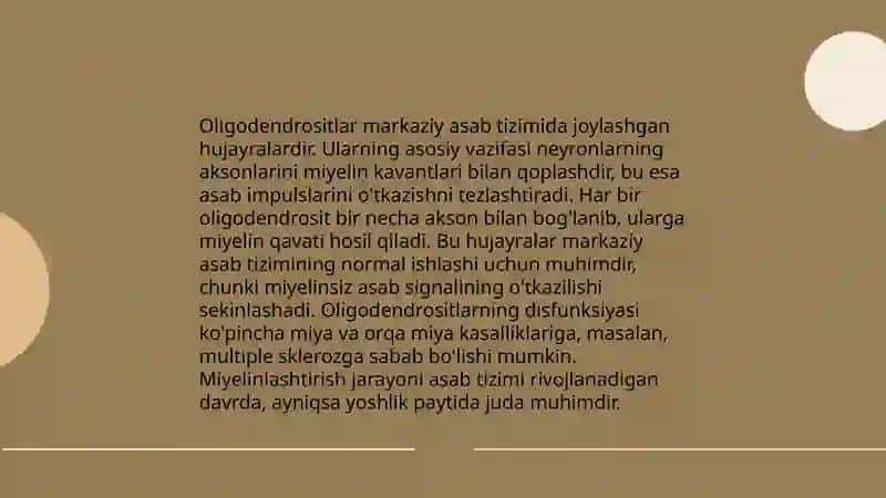 Neyron va nevrologik hujayralar 4