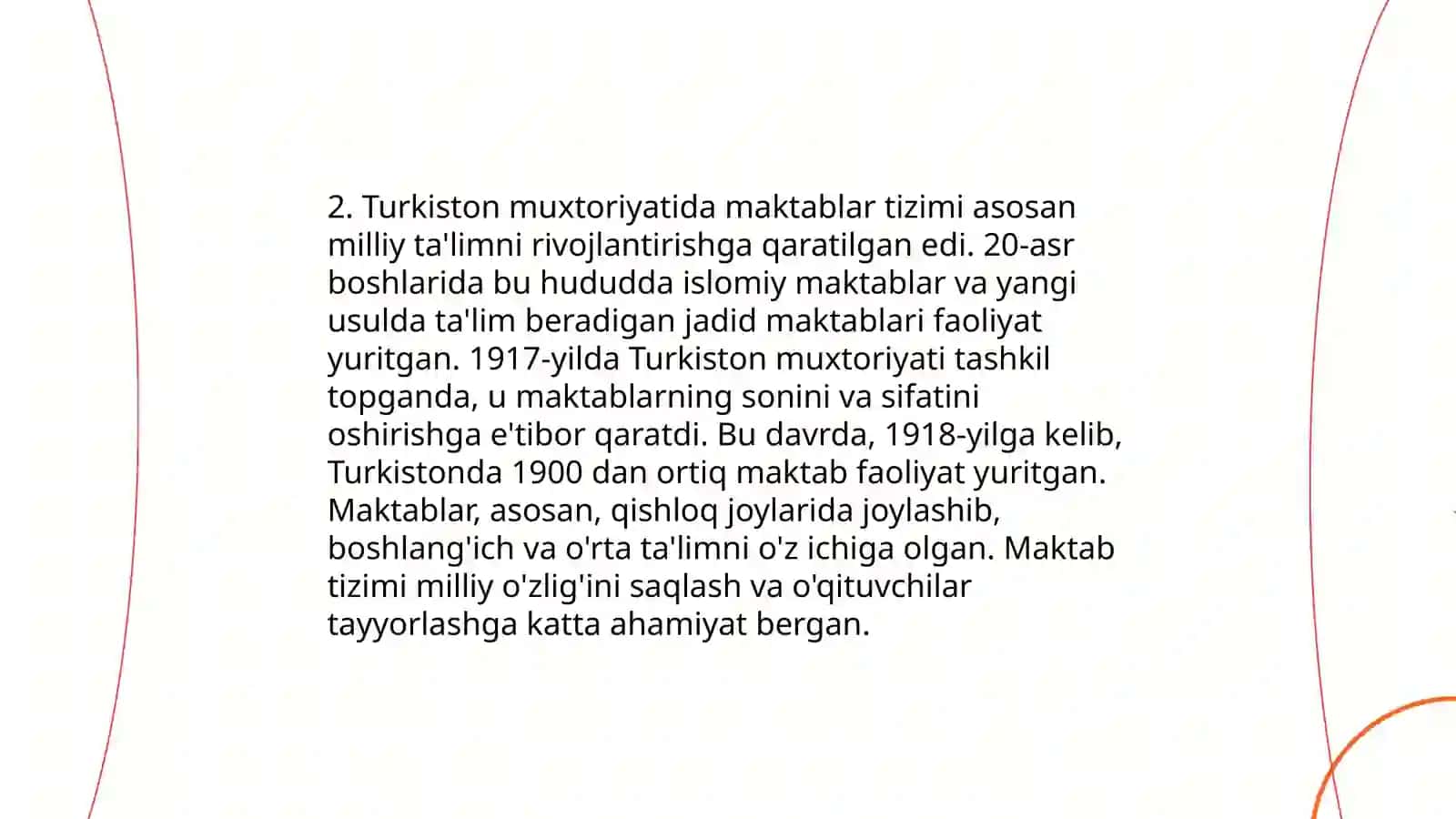 Ta’lim sohasidagi isloh 4