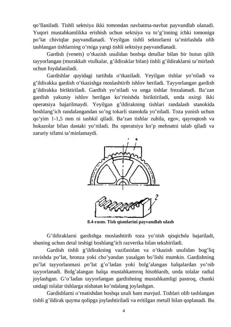 TISHLI G’ILDIRAKLARNI TA’MIRLASH 4