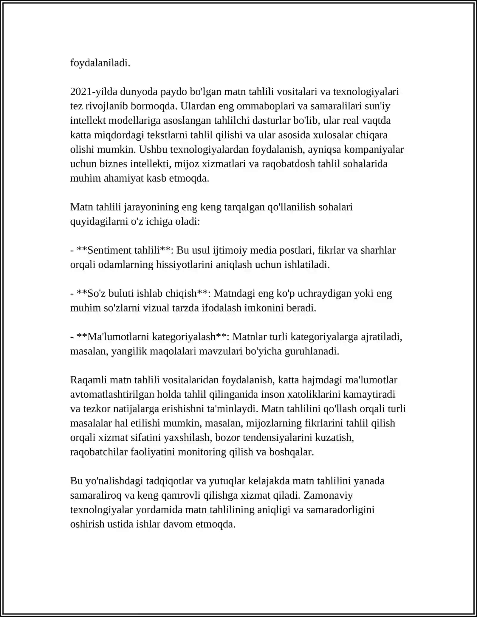 Mavzu: "ONA TILI VA O'QISH SAVODXONLIGI" DARSLIKLARIDA BERILGAN MASHQLARNING MAZMUNI VA TURLARI 4