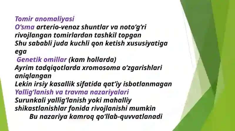 Burun – halqum angiofibromasi, etiologiyasi, klinikasi, tashxislash va davolash usullari 4