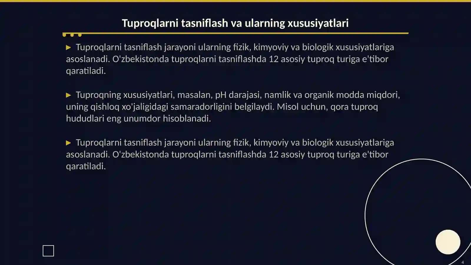 Tuproqlar geografik tarqalishining asosiy qonuniyatlari 4