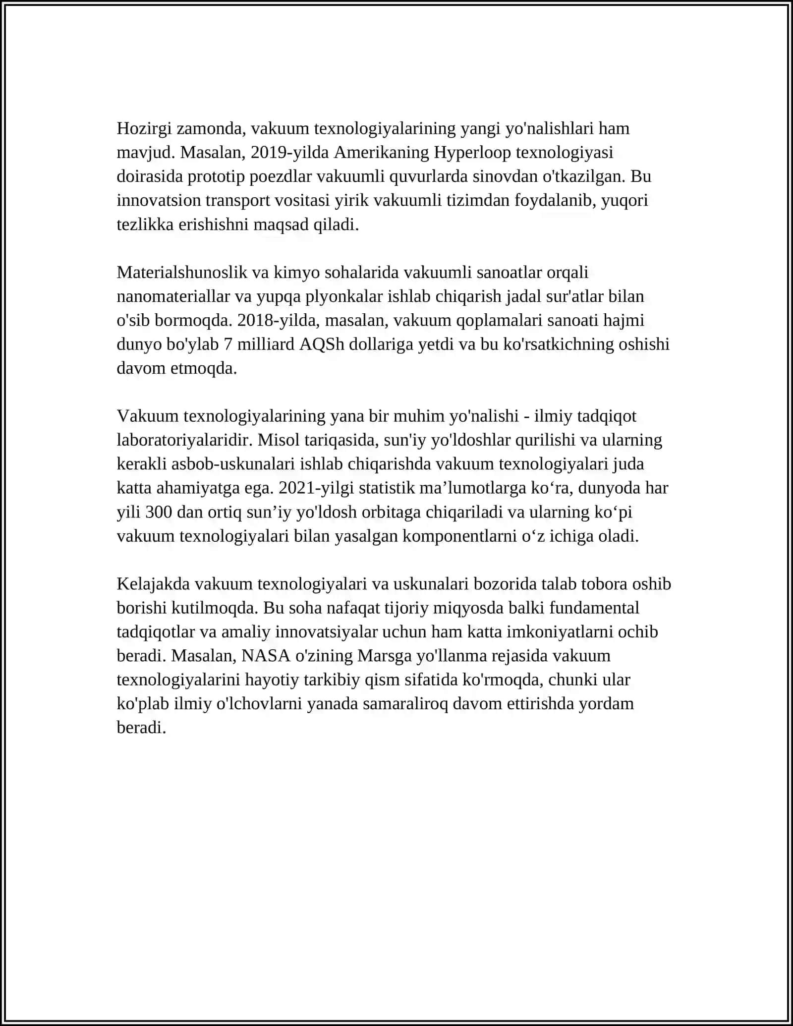 VAKUMLI BLOKNI MODERNIZATSIYALASHGA AMALIY YONDASHUV 4