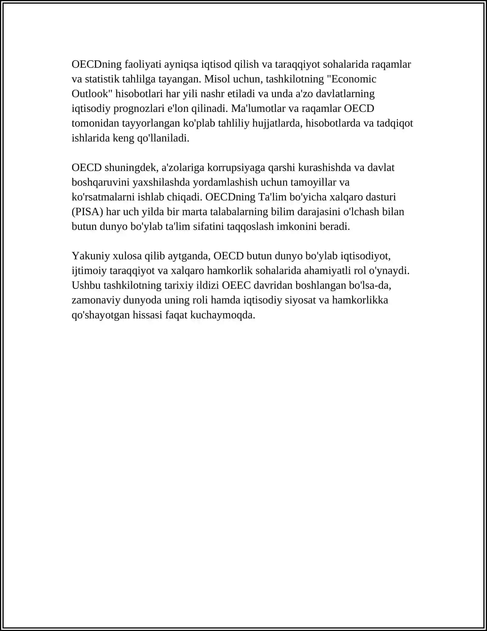 KORPORATIV BOSHQARUVNING XALQARO STANDARTLARI (OECD PRINSIPLARI) 4