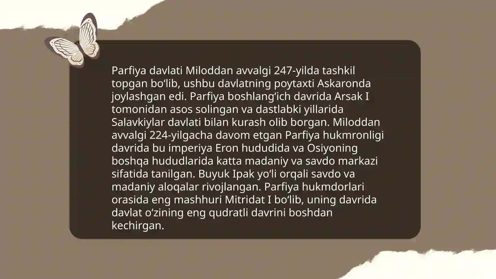 Qadimgi Parfiya davlatini yuksalishi 4