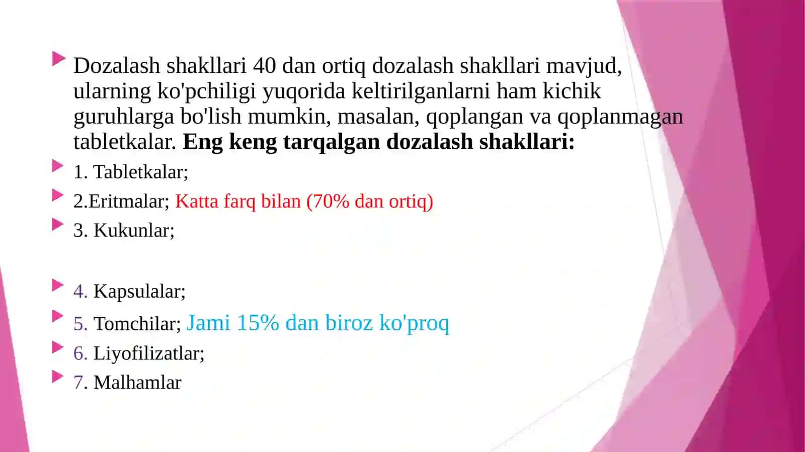 Kukunlar va granulalar texnologiyasi 4