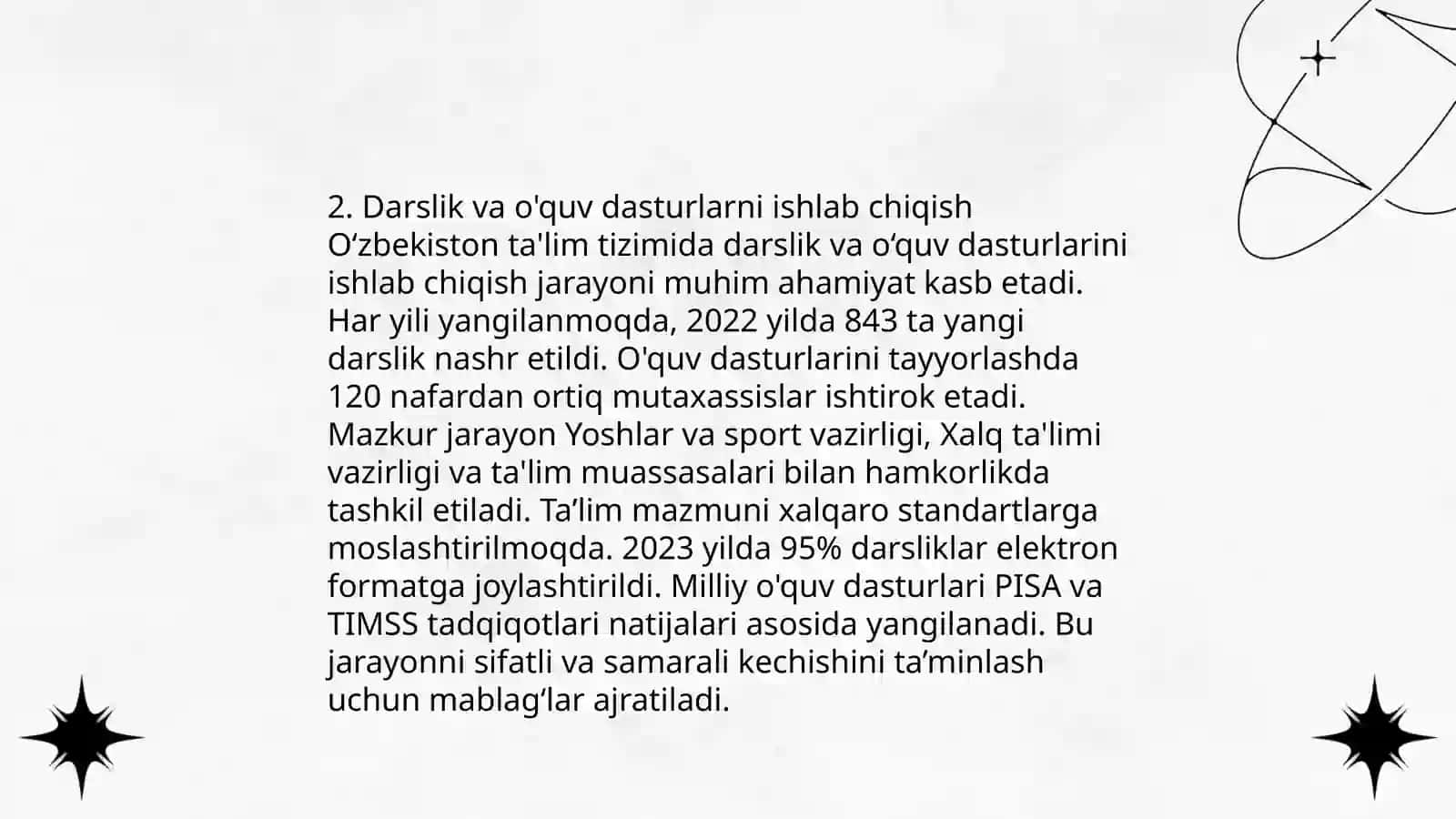 Ta'limiy va nazorat ishlarini tashkil etish 4