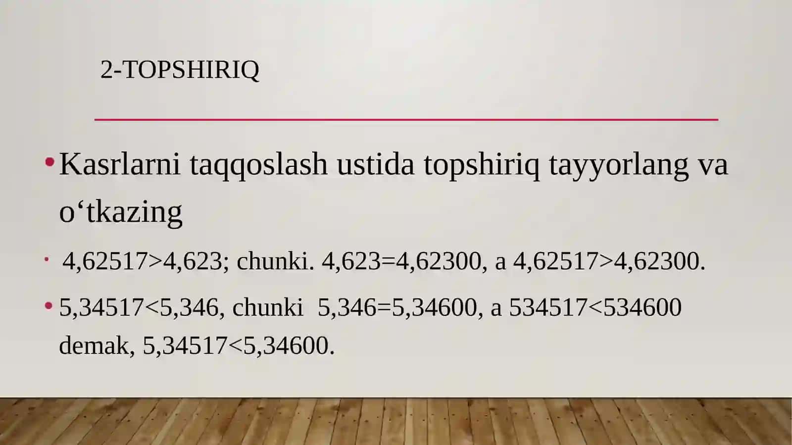 Boshlang'ich sinflarda o’nli kasrlarni o’qitish metodikasi 4