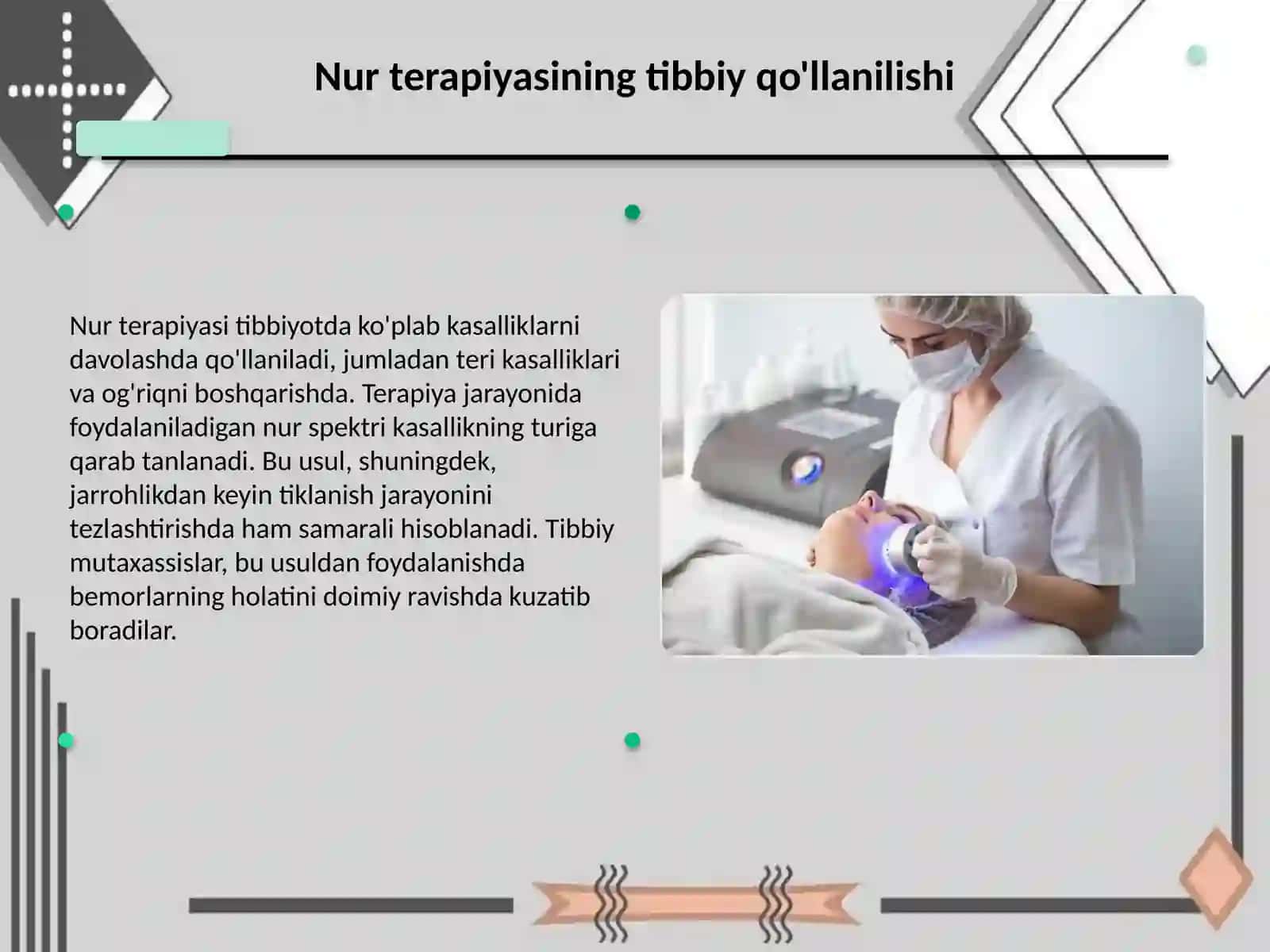 Nur terapiyasi fizik va texnik asoslari 4