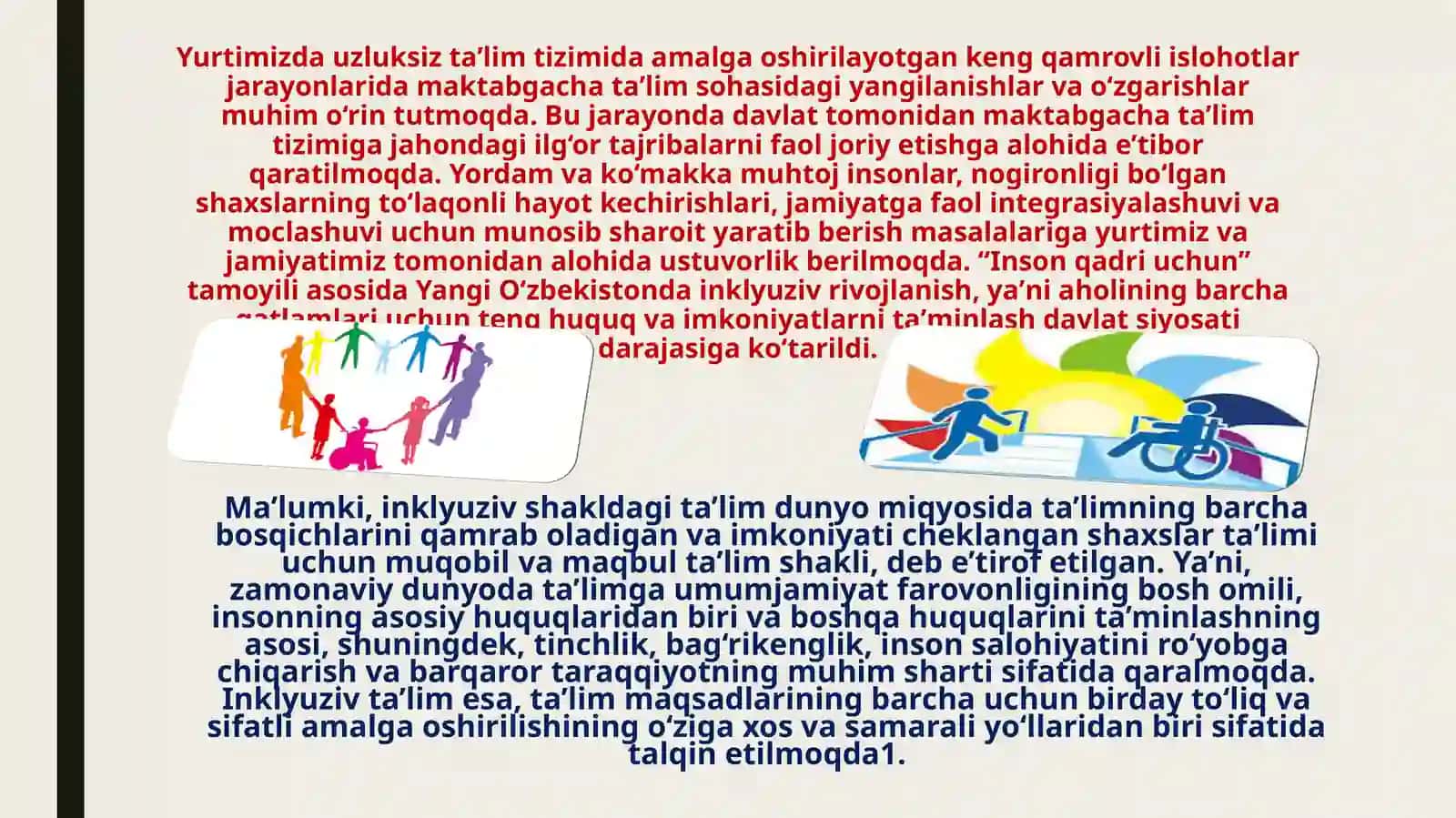 INKLYUZIV TA'LIM
KURSINING MAQSADI
VA VAZIFALARI. 4