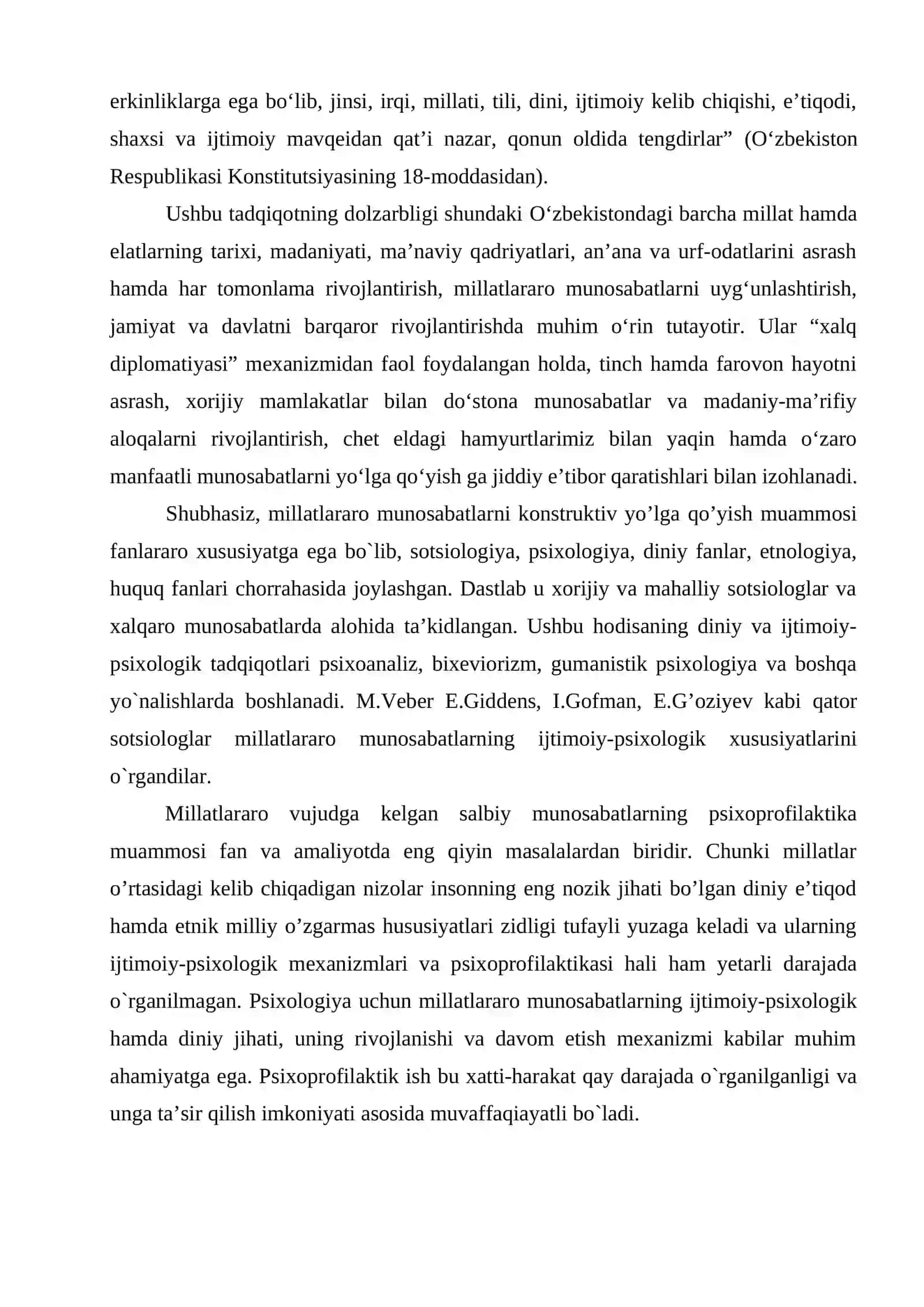 MILLATLARARO MUNOSABATLARNI MUSTAHKAMLASHNING DINIY VA IJTIMOIY-PSIXOLOGIK OMILLARI 4