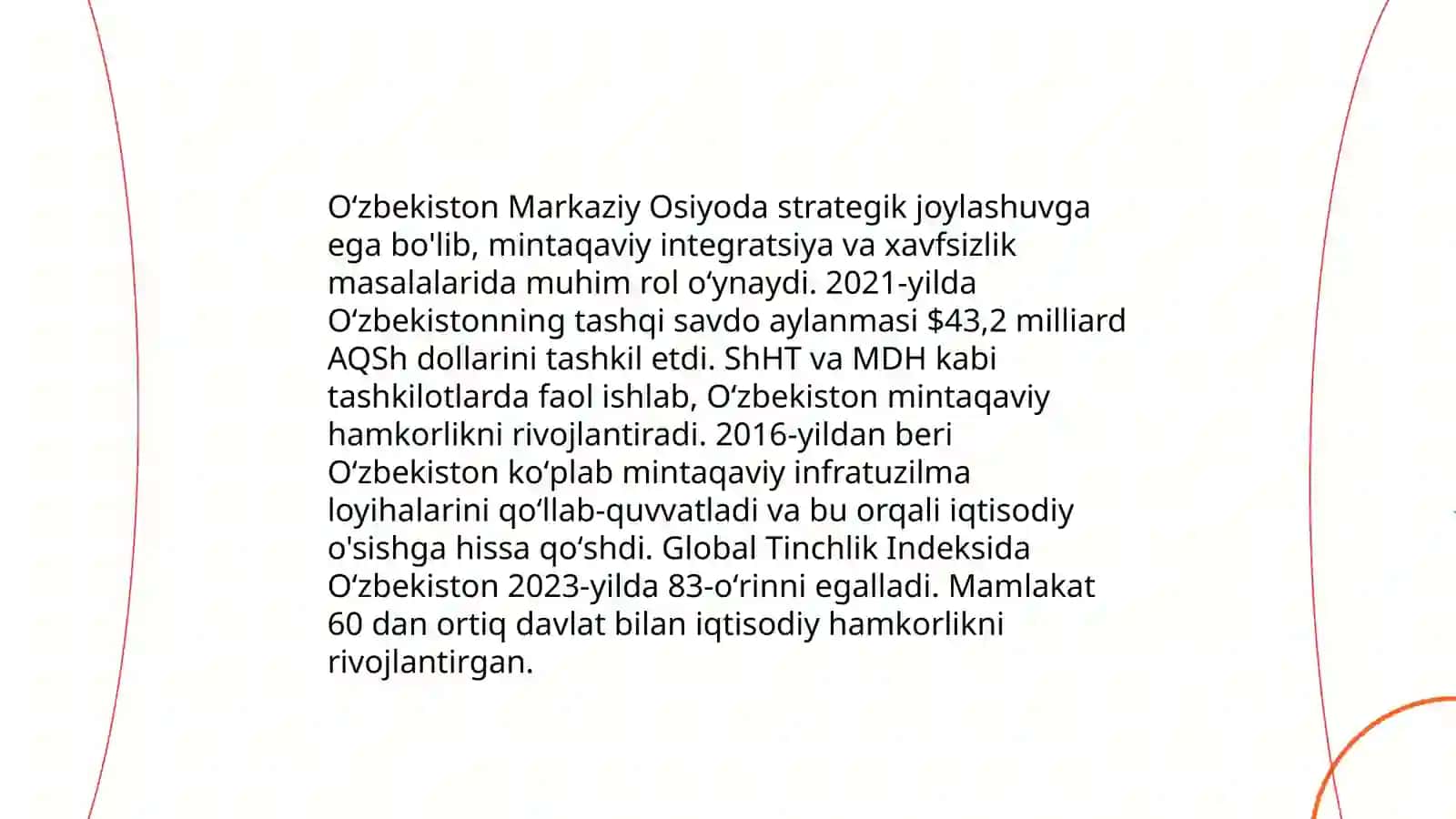 Oʻzbekiston va jahon hamjau 4