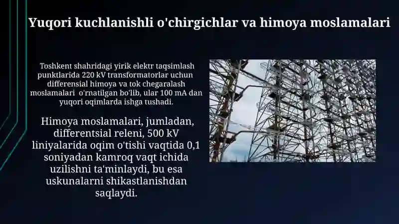 Past kuchlanishli tarqatish tizimlari 4