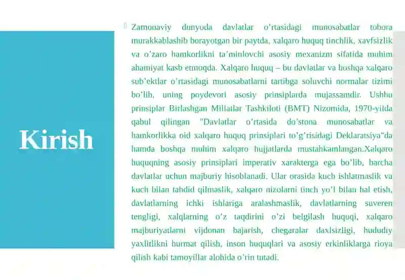 XALQARO HUQUQNING ASOSIY PRINSIPLARI 4