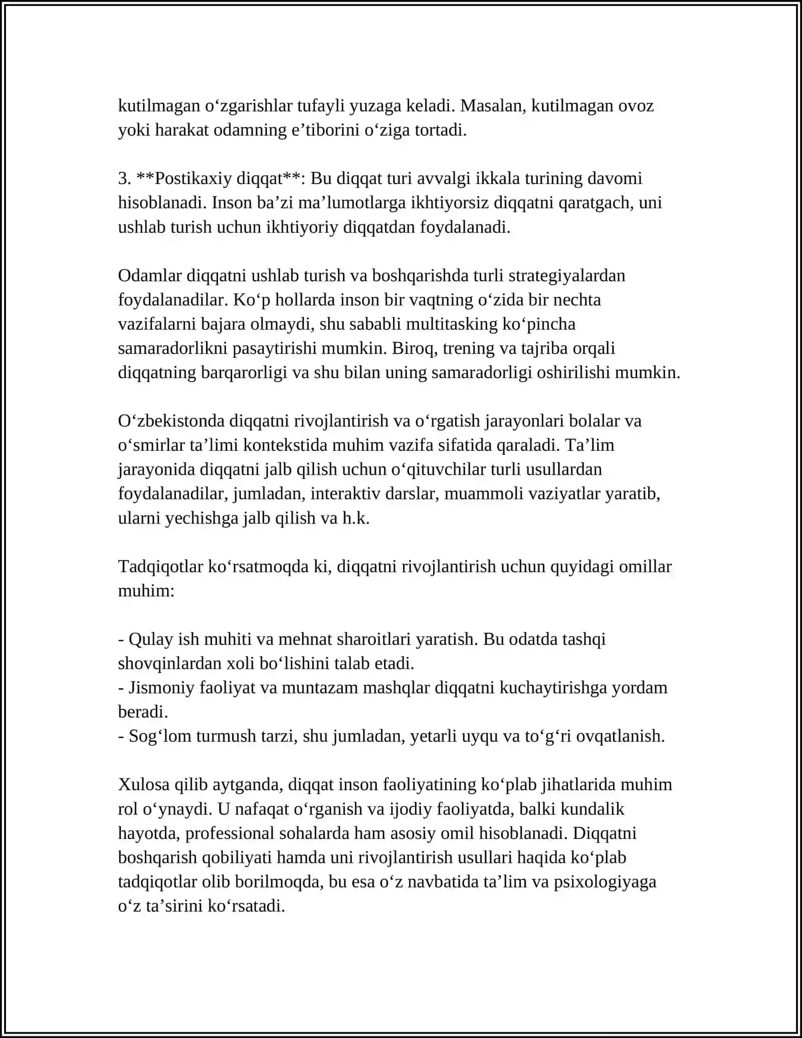 DIQQAT HAQIDA TUSHUNCHA VA UNING NERV FIZIOLOGIK ASOSLARI 4