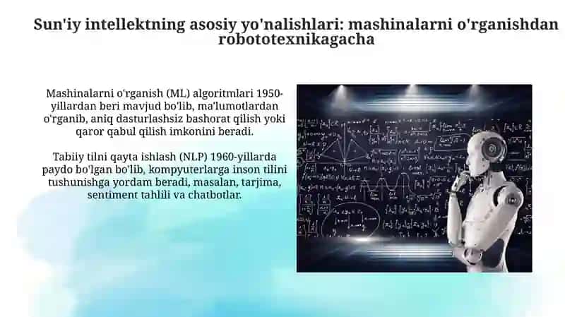 Sun'iy intellektga kirish: ta'rif, tarix va asosiy tushunchalar 4