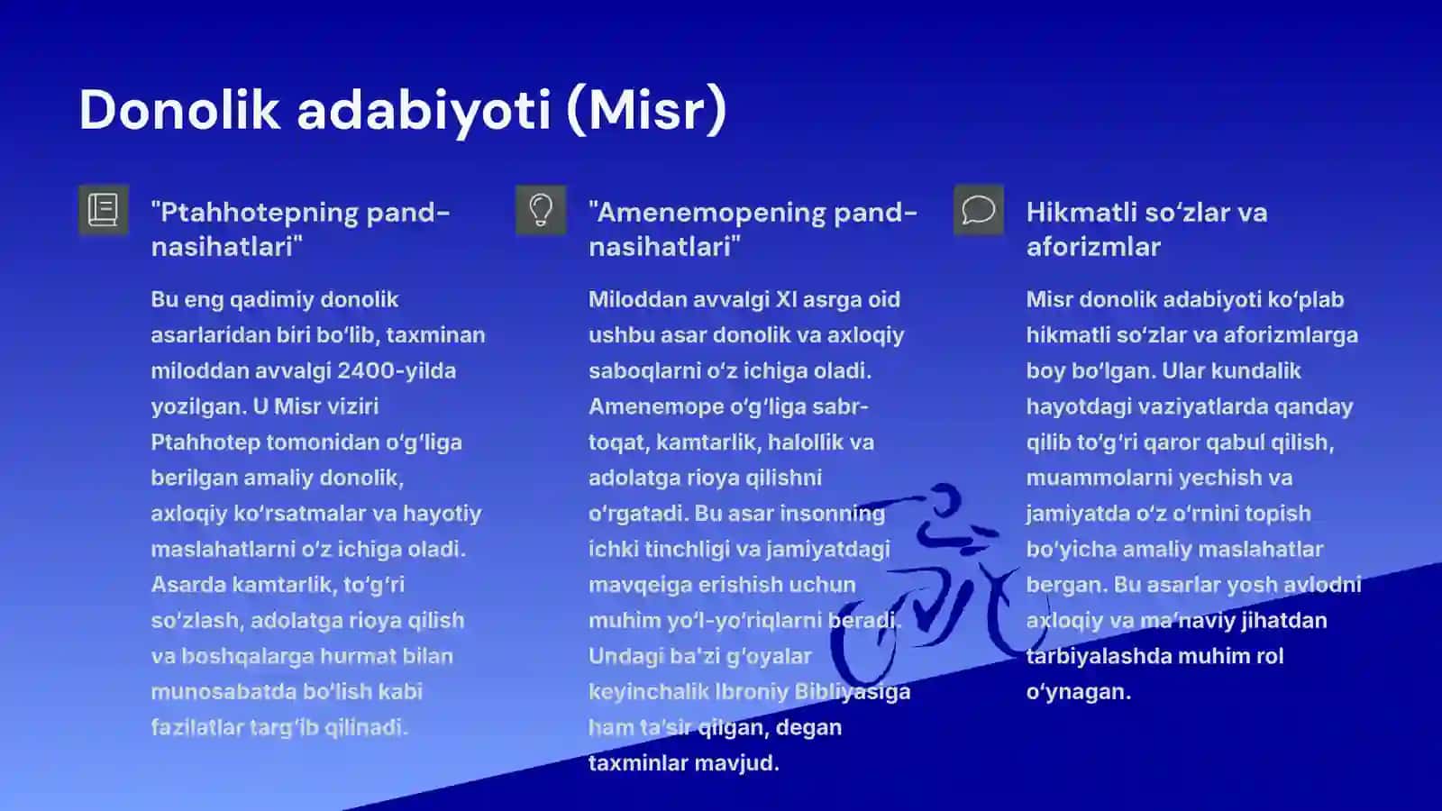 Qadimgi Misr va Bobildagi ilk falsafiy qarashlar 4
