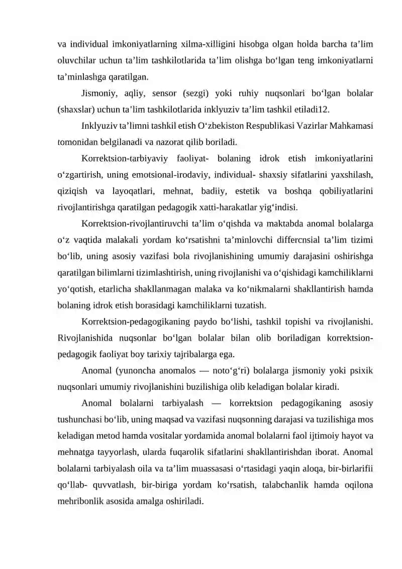 Korreksion pedagogika va inklyuziv ta’lim asoslari 4