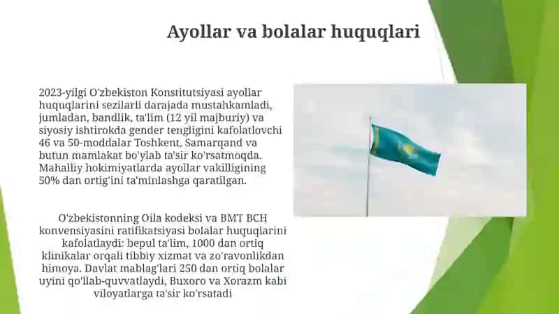 Inson huquqlari konstitutsiyaviy asoslari 4
