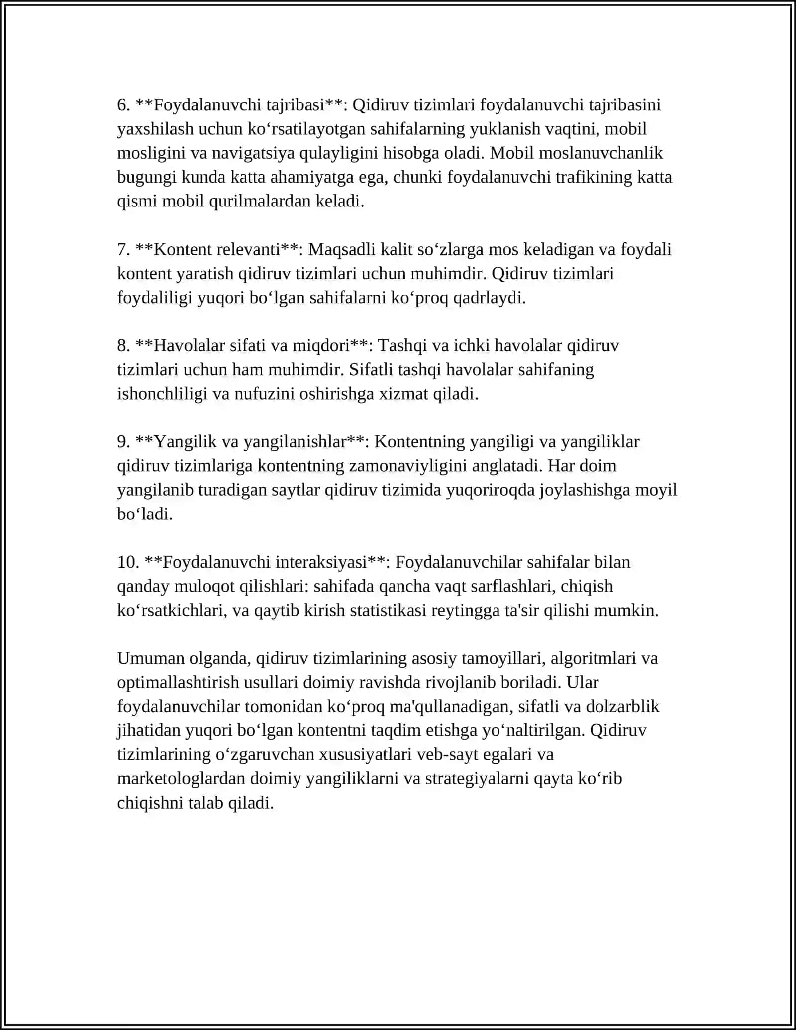 INTERNETDAGI QIDIRUV TIZIMLARINING TAHLILI 4